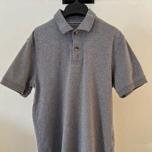 Men's Van Heusen Grey 100% Cotton Polo (Small).